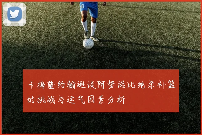 卡梅隆约翰逊谈阿努诺比绝杀补篮的挑战与运气因素分析